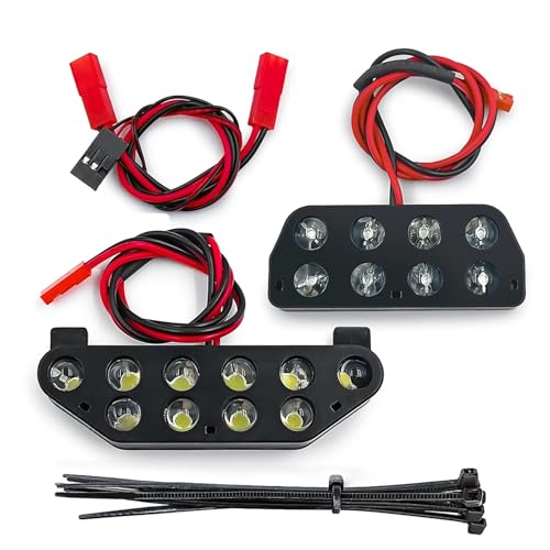 Luces de Techo RC para Correr de Noche Kit de Focos Delanteros Buggy DBXL 2.0 4WD 1/5