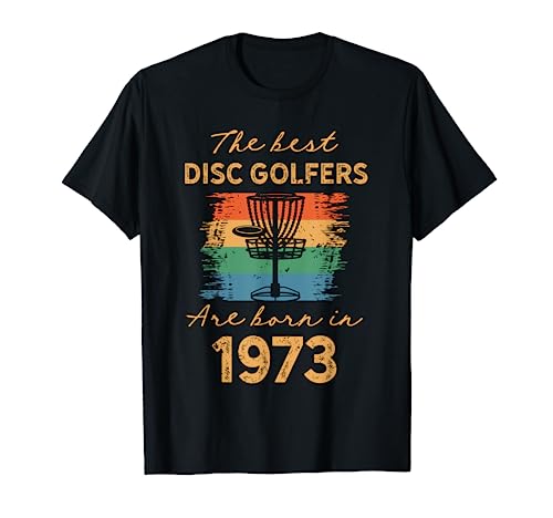 Disque de golf 48e anniversaire 1973 Tournant 48 golfeur golfeur T-Shirt