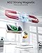 EXW for Magsafe Charger Stand,Charging Station for Multiple Devices,Wireless Charger for iPhone 17 Air 16 15 14 13 12 Series,Apple Watch Series 1-10/Ultra,AirPods Pro with LED and Adapter (White)