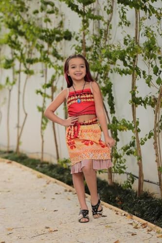 Fantasia Infantil Menina Moana C/Colar (P (2-3 ANOS))