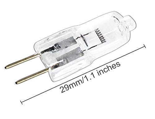 20W Halogen Bulbs 20 Watt T3 G4 Base 24 Volt Halogen Light Bulb 20W 24V T3 Jc Lamp Halogen Light Bulb,24V,Clear Lense,Warm White 2700K,10 Pack #TOP2