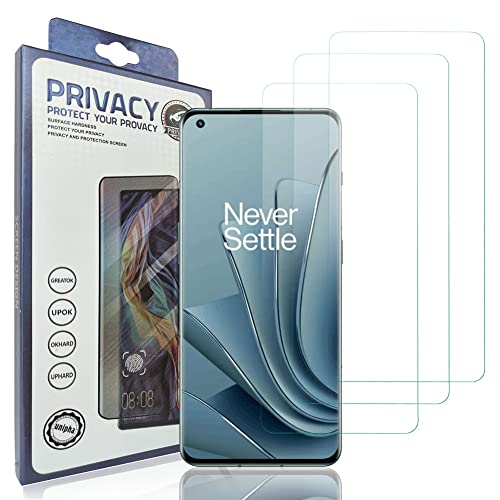 WallDector Protector de Pantalla para Oneplus 10T, 9H Dureza Cristal Templado móviles película blindada HD película protectora 3 Piezas