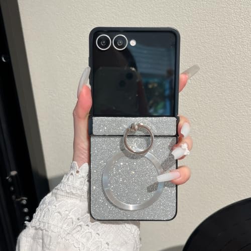 Moto Razr 50 �p �P�[�X MagSafe�Ή� �����O�����X�^���h �܂肽���� ���^ �ϏՌ� ���g���[�� razr 50 �J�o�[ | �����O�z���_�[ �X�}�z�P�[�X �}�O�Z�[�t�Ή� �}�O�l�b�g���� �X�^���h�@�\ ���C�����X�[�d�Ή� TPU+PC �f