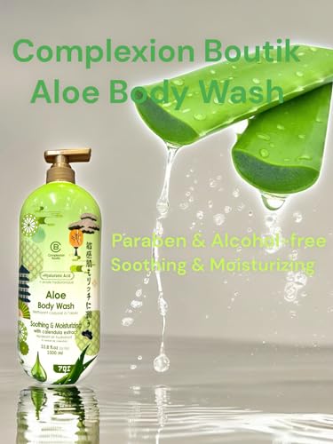 Image of aloe body wash with Hyaluronic Acid, 33.8fl.oz