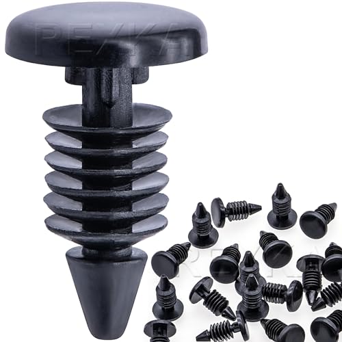 Rexka 30pcs Fits Dodge Truck Trim & Weatherstrip Clips- Fit 3/16