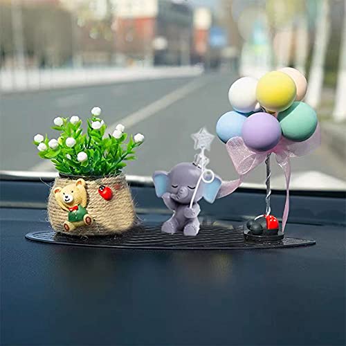 Newmemo Blue Elephant Cake Topper 14Pcs With Baby Elephant Pearl Balls And Crown Cake Picks Elephant Cake Decoration For Elephant Theme It's A Boy Little Peanut Baby Shower Birthday Party Supplies #TOP3