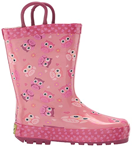 Image of Western Chief Kids Ladybug Rain Boot(Toddler /Little Kid /Big Kid) | Built for outdoor play, pull-on loops for self-dressing, comfort EVA insole, rubber traction outsole, toddler to big kid size