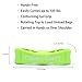 Click & Carry Grocery Bag Carrier - Plastic Bag Organizer and Holder for Easy Shopping - Grocery Bag Carrier, 1 Pack, Green - As seen on Shark Tank, Soft Cushion Grip
