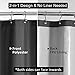 N&Y HOME Ultimate Waterproof Fabric Shower Curtain or Liner with Weighted Magnets, Dark Grey Shower Curtains for Bathroom with Breathable TPU & Machine Washable Polyester, Graphite Gray, 72
