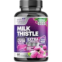 Milk Thistle Supplement - Advanced Liver Cleanse Detox & Repair with Dandelion Root Extract - Natural Milk Thistle Silymarin Marianum Extract Liver Health Support, Non-GMO, Bottled USA - 60 Capsules