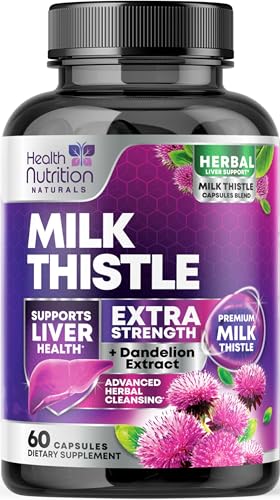 Milk Thistle Supplement - Advanced Liver Cleanse Detox & Repair
