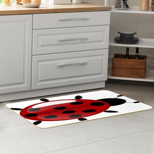 Tapete de cocina de 2 piezas lavable, tapete absorbente para pasillo de casa 7