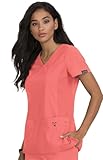 KOI Women's 374 Katie Top (Coral, X-Large)