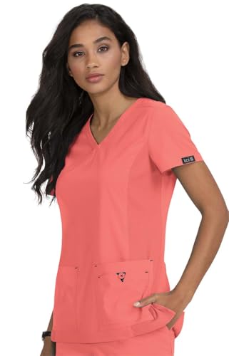 KOI Women's 374 Katie Top (Coral, X-Large)