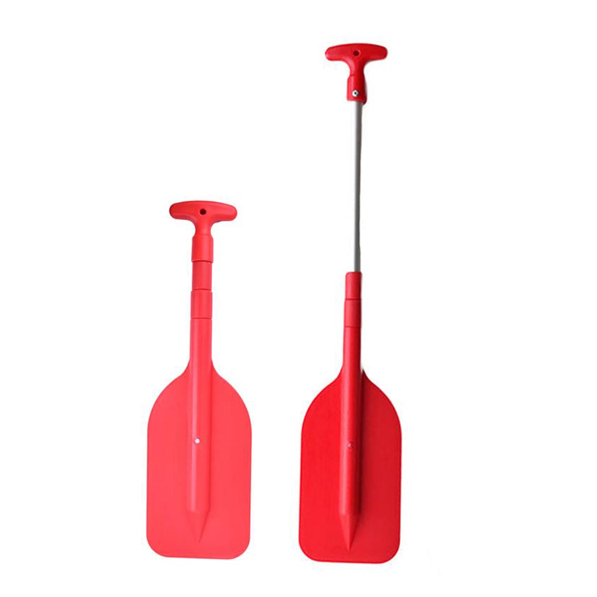 Cymwer Kayak Paddle Telescopic Paddle Canoe Paddles Kayak Paddles, 1/2pcs Extendable PVC Kayak Propel Paddle, Portable Plastic Boat Oar for Rafting Boat Floating Outdoor Kayak Water Sport