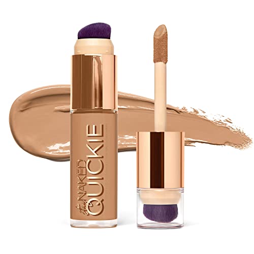 Urban Decay Quickie 24HR Multi-Use Full Coverage Concealer âÂ Waterproof â Dual-Ended with Brush - Hydrating with Vitamin E - Natural Finish - Vegan & Cruelty Free - 30CP, 0.55 Oz
