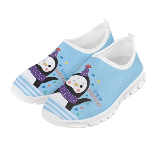 Sneakers for Girls Boys,Kids Stylish Slip On Flats Skateboard Shoes Lightweight Non-Slip White Sole Shoes