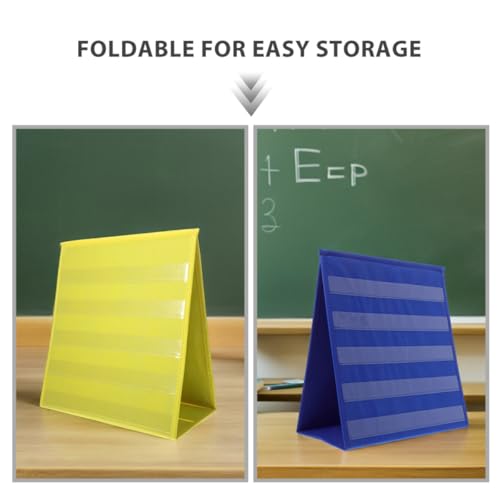 Tableau de poche éducatif stable double face en tissu pour classe - 3