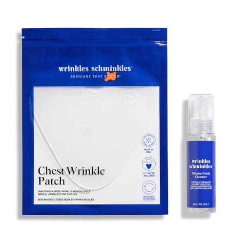 Wrinkles Schminkles Chest Wrinkle Patch & Cleanser Starter Pack -