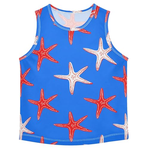J JOYSAY Starfish Marine Creature Boys Tank Top Sleeveless Muscle Shirts Quick Dry Kids T-Shirts 3-15T