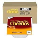 Cheerios Honey Nut Cereal, 1-Ounce Bowls (Pack of 96)