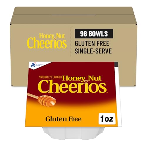 Honey Nut Cheerios Cereal Single Serve Bowl, 1 Oz (Pack