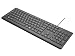 Produktbild Lacerto® | Russisch-Deutsche Multimedia Tastatur, USB, Spritzwassergeschützt | Russian-German Wired USB Multimedia Keyboard, adapted for The Ukrainian Language | LUCER-DR514