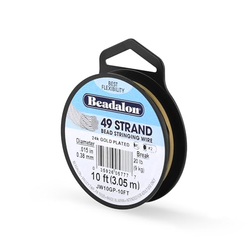 Cable de cuentas de 49 hilos para diseñar collares elegantes y pulseras finas 2