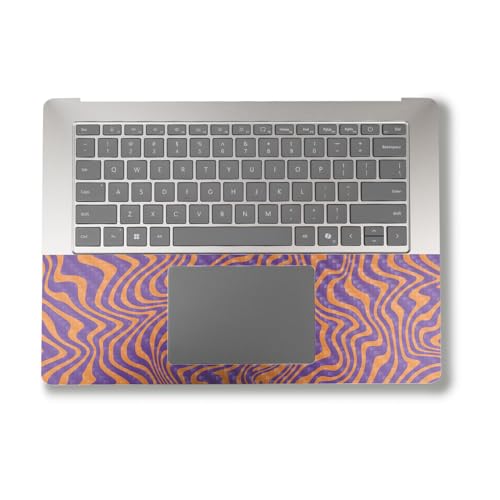 Image of Carbon Fiber Laptop Skin Compatible with Alienware M18 R2 (2024) - Jitter Zebra - Premium 3M Vinyl Protective Wrap Decal Cover - Easy to Apply | Crafted in The USA by MightySkins