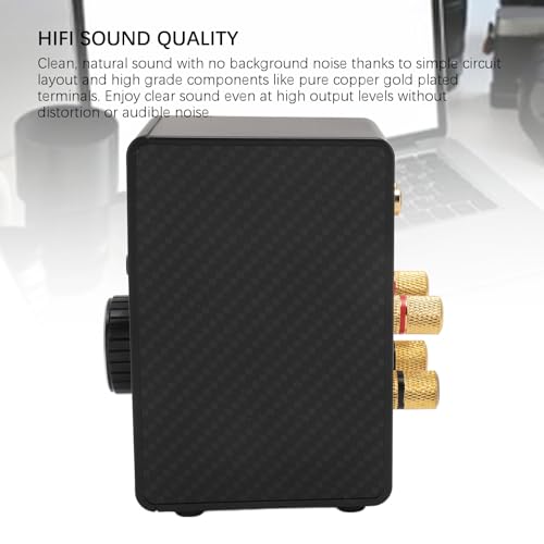 Wzmacniacz Mocy Audio Bluetooth 5.0, Amplituner Stereo HiFi o Mocy 200 W z USB, Dwukanałowy Bezprzewodowy Głośnik o Mocy 100 W + 100 W, Wzmacniacz do Samochodowego Baru Domowego