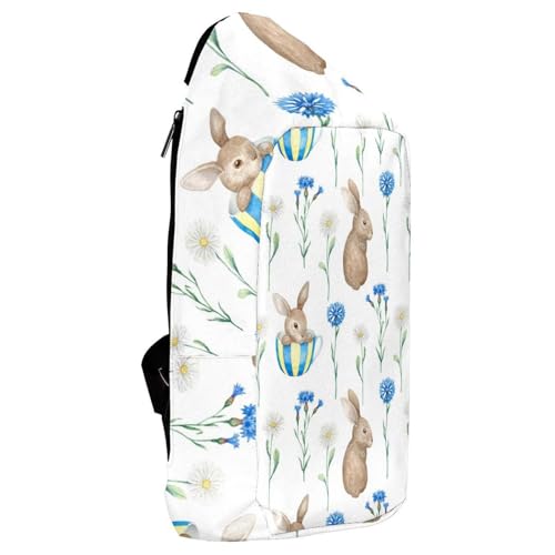 Mochila bandolera ergonómica con estampado de acuarela para caminatas 4