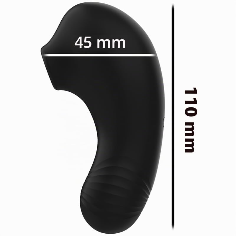 SHUSHU PRO STIMULATOR CLITORAL 2 POWERFULL MOTORS BLACK