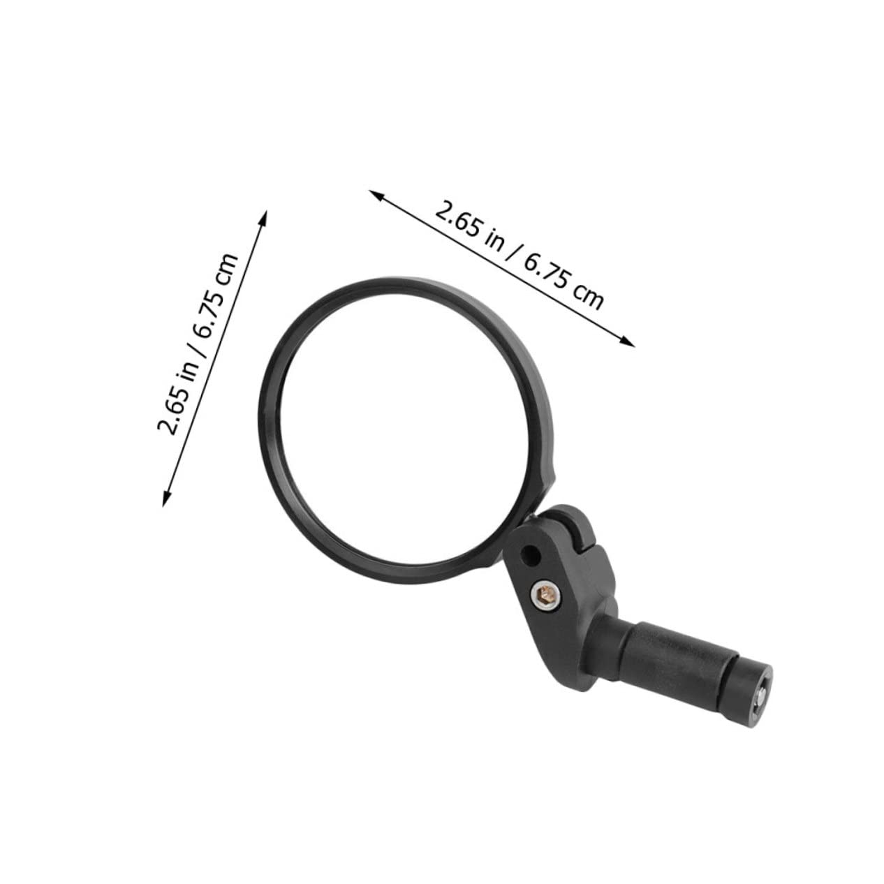 Abaodam 2pezzi Specchietto Retrovisore per Bici per Manubrio da Mountain Bike Accessori per Bici senza Attrezzi Installazione Rapida