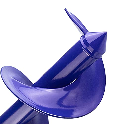 SYITCUN Garden Hole Digger Auger for Planting Bulbs Seedlings,Bulb Auger,Heavy Duty Extended Spiral Drill Bit,Powerful Auger,Long Handle Bulb Planter Tools 9x40cm - Image 3