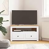 3. Con 2 cajones y un compartimento abierto, el armario ofrece mucho espacio de almacenamiento para diferentes objetos pequeños y mantiene su sala de estar ordenada.