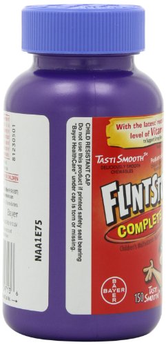Flintstones Chewable Kids Vitamins, Complete Multivitamin for Kids and Toddlers with Iron, Calcium, Vitamin C, Vitamin D & more, 300ct (Pack of 2 150 Count Bottles) - Thumbnail 6