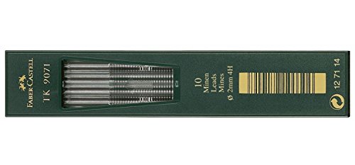 Faber-Castell F127114 2mm 4H Leads (Pack of 10)