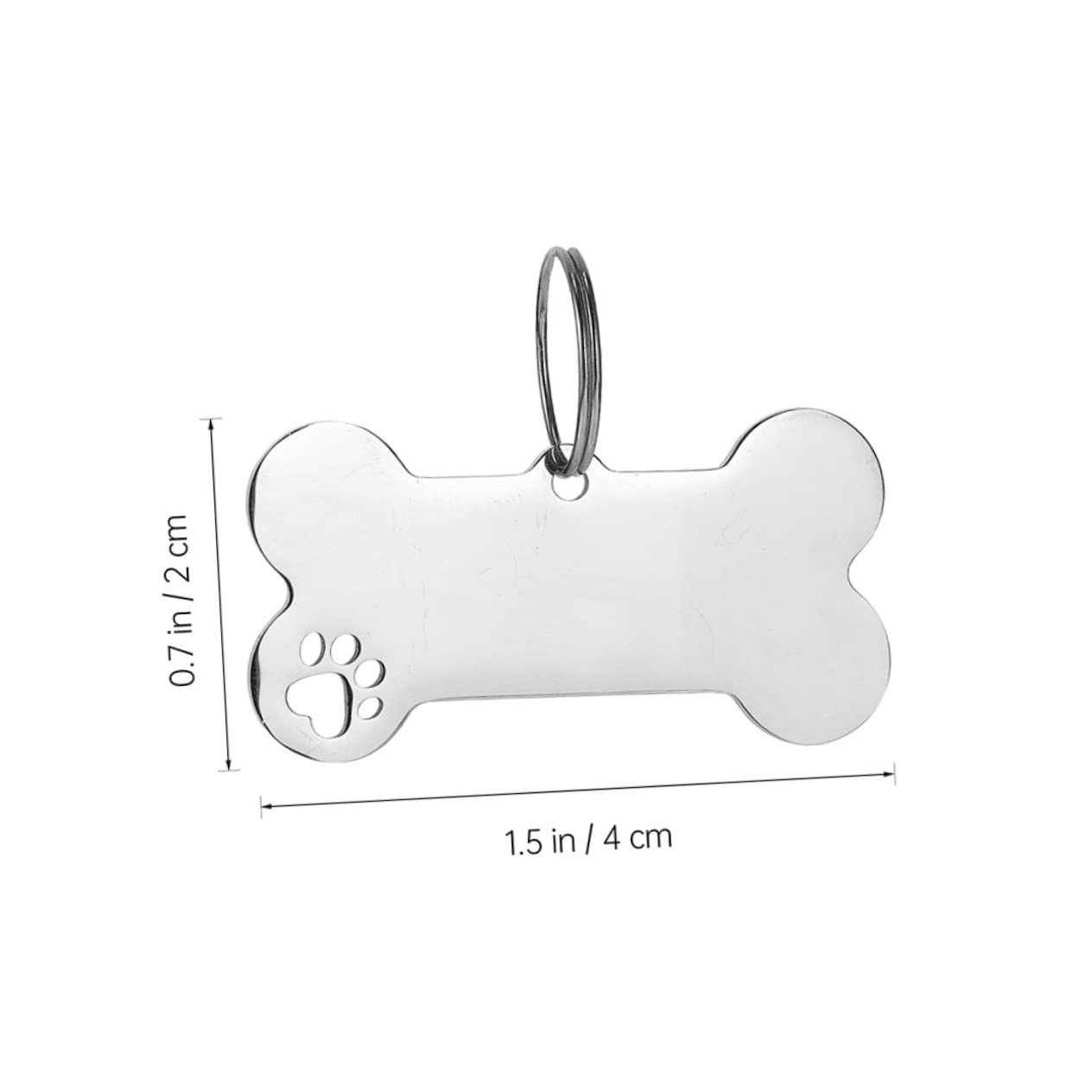 POPETPOP 30piezas Placas De Identificación Para Perros y Gatos De Inoxidable Grabadas Nombre Teléfono De Unidades Diseño Elegante y Resistente Para Mascotas