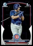 2023 Bowman Chrome Prospects #BCP-11 Moises Ballesteros 1st Bowman Chicago Cubs Baseball NM-MT