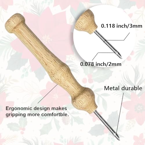 Image of BEUNITONE Punch Needle Kit for Beginners Adults Easy Craft Needlepoint Embroidery Kit for Adults with Instruction Hoop Tufting for Coaster DIY Making, Art Craft Supplies for Wall Hanging 9.4x9.4 inch