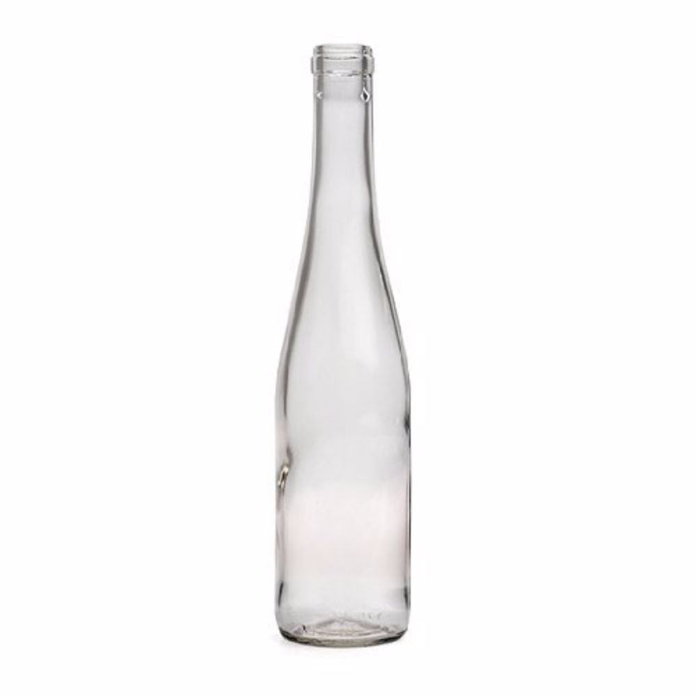 E.C. Kraus 375 ml Split Clear Wine Bottles Cork Finish