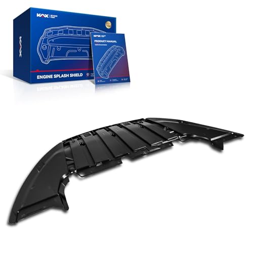 Image of KAX Engine Splash Shield FO1228150 Front Lower Under Cover Compatible with 2015-2018 Ford Focus 2.0T L 4, 2015-2018 Focus 2.0L L 4