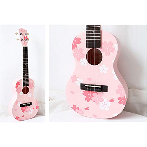 Saturey Ukulélé Cerise PinkSoprano Ukulele Petite Guitare Sangle Instrument Ukulele - Les Beatles, Paul McCartney, John Lennon, RIngo Starr, George Harrison Saturey Ukulélé Cerise PinkSoprano Ukulele Petite Guitare Sangle Instrument Ukulele – Image 6