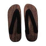 minkissy Zuecos Japoneses Tradicionales de Madera para Cosplay y Kimono Sandalias de Antiguo para Hombre Diseño Minimalista y Duradero Calzado Interior Versátil