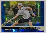 Jesper De Jong trading Card (Dutch Tennis Star) 2024 Topps Chrome Blue Refractor #70