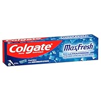Colgate Max Fresh Toothpaste, 200g, with Mini Breath Strips, Cool Mint