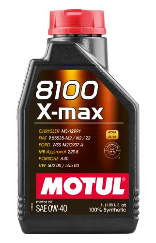 MOTUL 8100 X-Max 0W-40 Olio Motore Sintetico, 1L