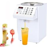 JOSBY Macchina quantitativa Automatica per fruttosio, Dispenser per sciroppo in Acciaio Inossidabile da 8 Litri, Macchina per Caramelle Commerciale da 360 W, Uscita Zucchero autobloccante