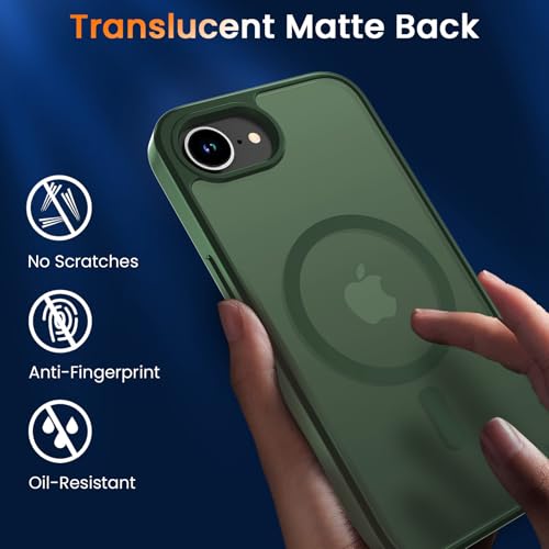 WRJ Magnetic Matte Case for iPhone 17e/iPhone 16e 6.1-Inch,Green by WRJ - Used condition - Image 6