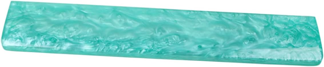 Ergonomic Green Resin Keyboard Wrist Rest Computer Wrist Support Pad Gel Palm Rest Pain Relief Hand Support for Long Typing